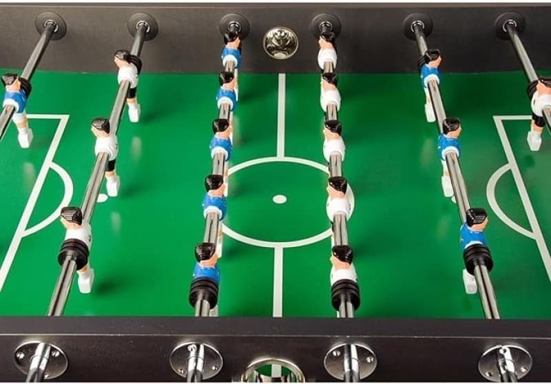 Tischkicker Kickertisch 60 kg Tischfußball Turnierkicker 2 – 4 Spieler inkl. 4 Bälle 140 x 73 x 87 – 2