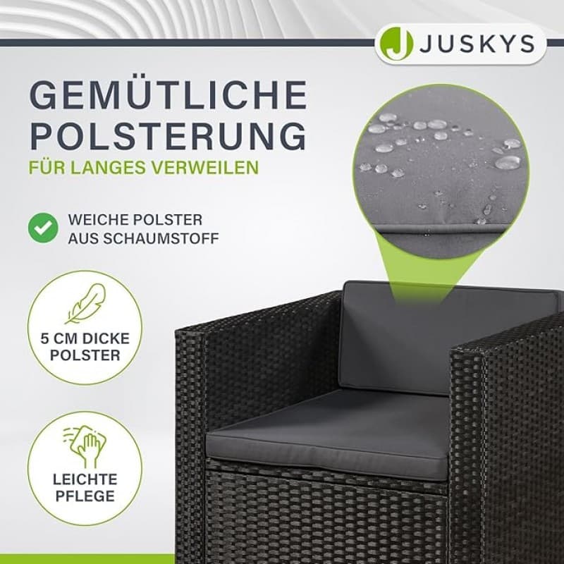 Sitzgruppe Messemöbel Polyrattan Lounge Sofa für 5 Personen Komfortecke für Ihre Kunden – 4