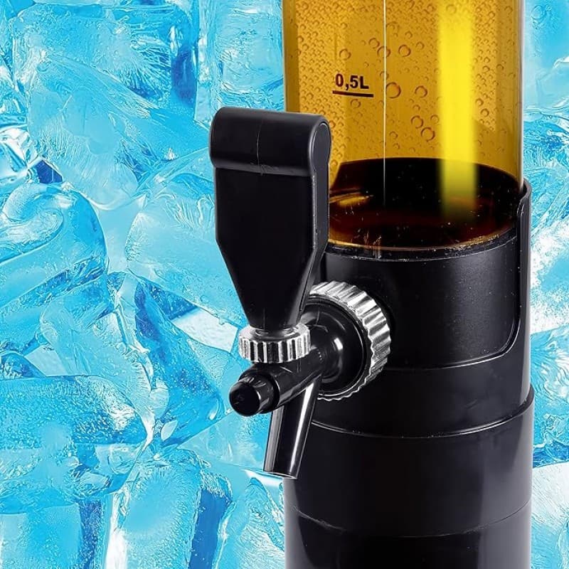 Trinksäule Bierturm Party Bierzapfanlage mit Zapfhahn 5 Liter auch alkoholfreie Getränke – 3