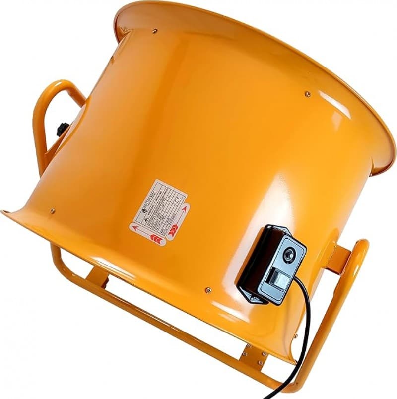 Bauventilator Innenventilator Metallventilator Windmaschine Rohrventilator Orange Durchmesser 600 mm – 3