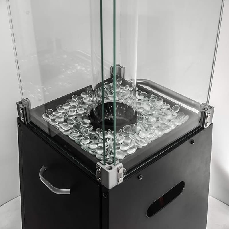 Premium Heizstrahler Glasröhre optischer Blickfang auf jeder Veranstaltung – Flammenoptik Gasbetrieb – 2