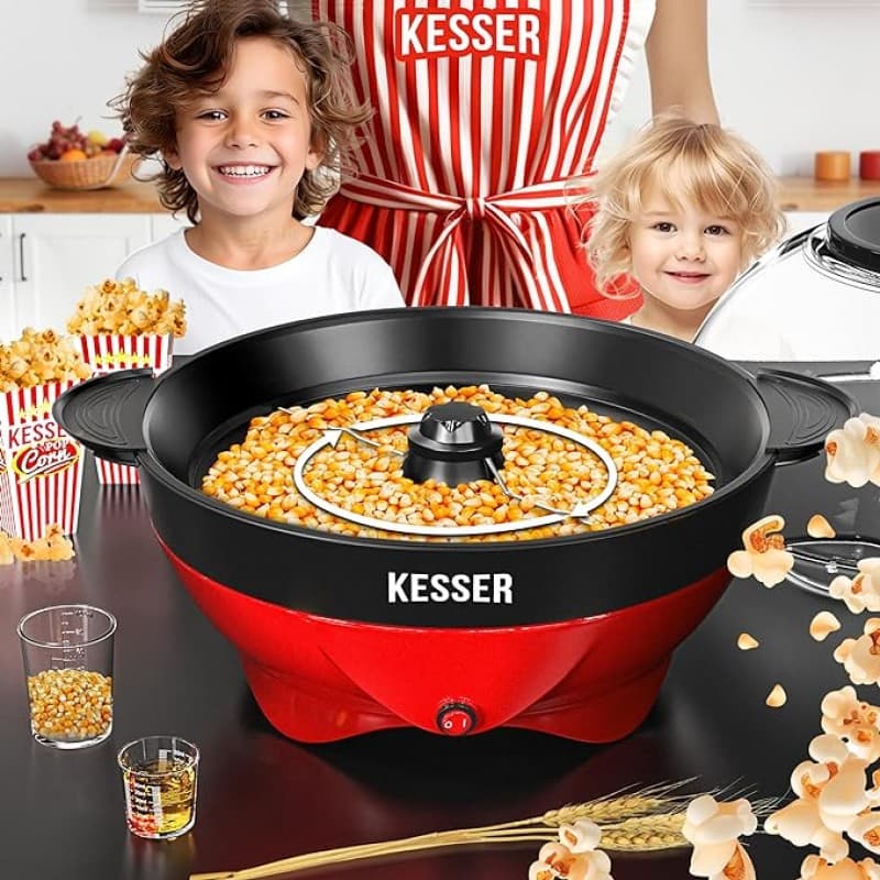 Popcornmaschine für private Feiern 800 W 5,5 l – Kindergeburtstage – 3
