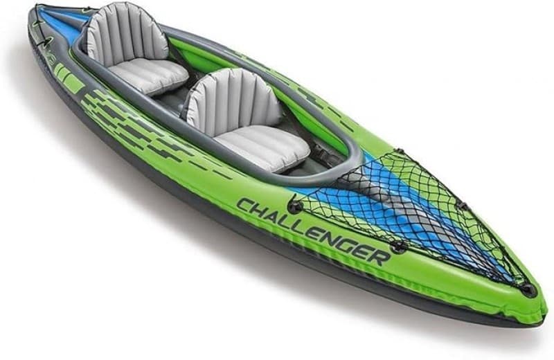 2er Kajak Schlauchboot Boot aufblasbares Kajak 351 x 76 x 38 cm – 3-teilig Campingurlaub – 2