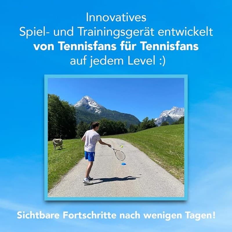 Tennisball Tennisspiel Ballspiel für draußen im Garten im Park für Kinder und Erwachsene inkl. Trans – 2