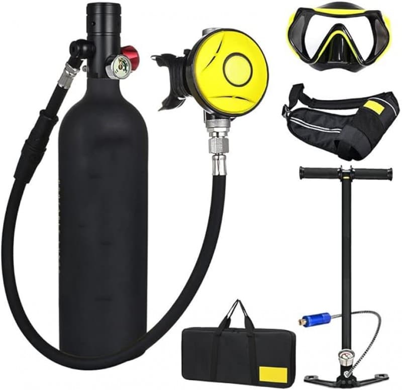 Tauchausrüstung Tauchflasche Sauerstoffflasche Tauchen Sporttauchen Mini-Tauchflasche tragbares Tauc
