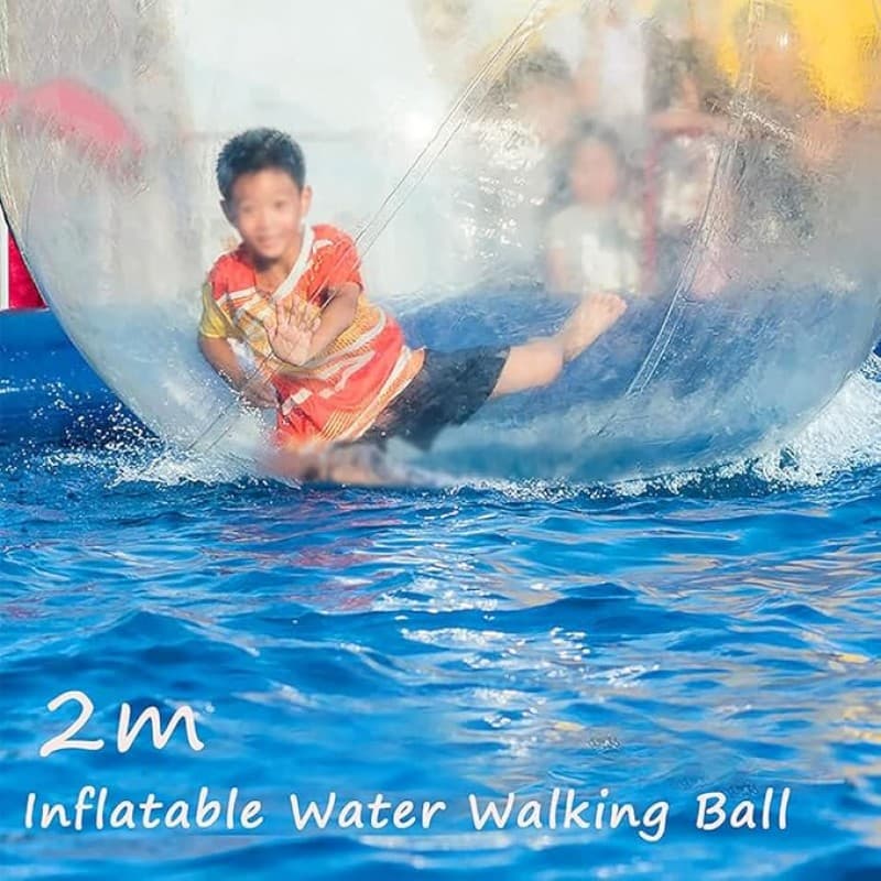 Wasserlaufball Rollerball 2 m Durchmesser aufblasbarer Wasserball transparenter Ball aus PVC für Erw – 3