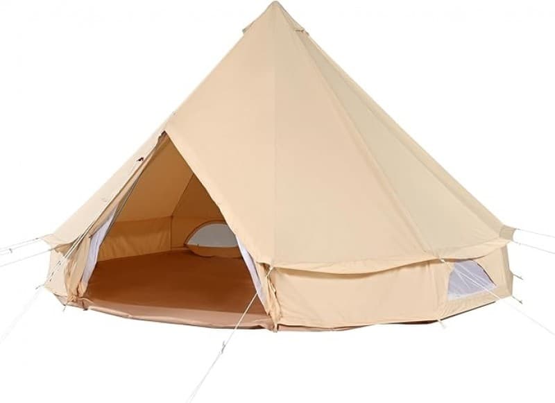 Jurtenzelt Glockenzelt 7 m Jurtenzelt Campingzelt geeignet für 6-12 Personen TC-Baumwolle und robust – 5