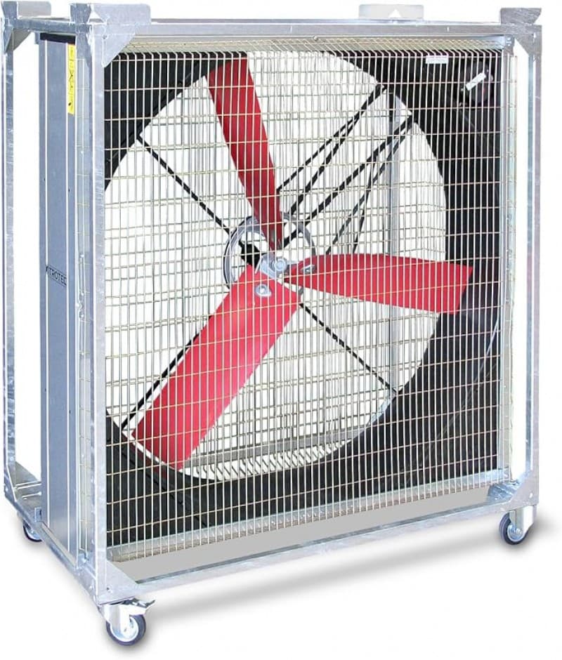 Ventilator gewerblich Windmaschine Wurfweite 138 m 45.600 m³/h 72 x 139,5 x 162,5 cm – 3