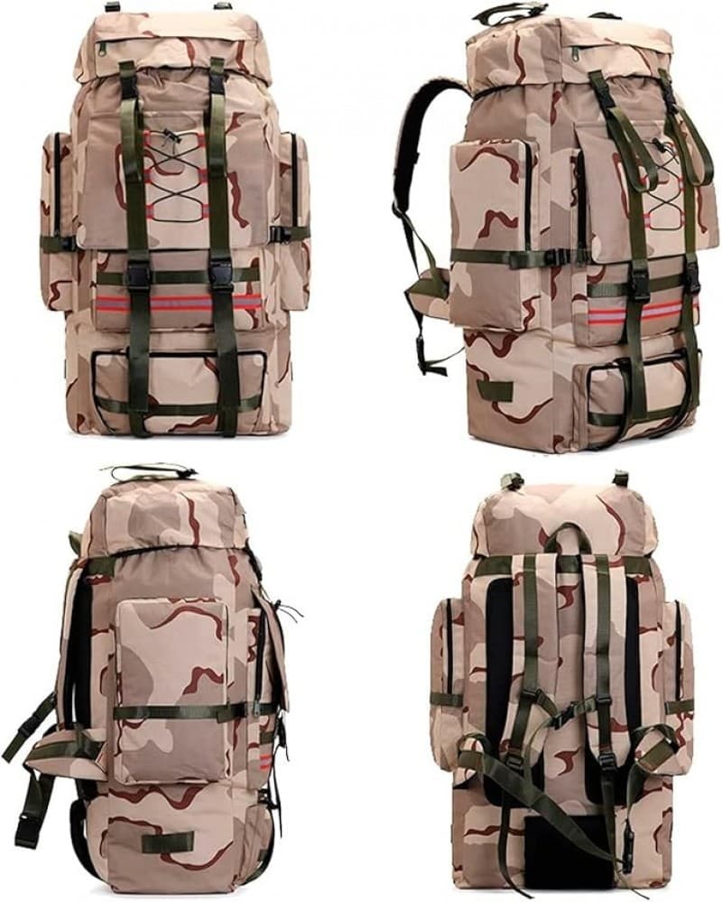Wanderrucksack 130 L Reiserucksack gr Kapazität Camping Wandern Überlebensrucksack Trekkingrucksack – 5