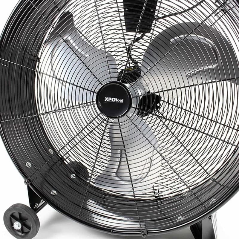 Trommelventilator Standventilator Windmaschine 60 cm 180 W mit Kabel und Rollen 3 Geschwindigkeiten – 5