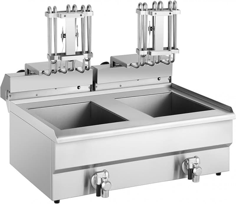 Elektro-Fritteuse Starkstrom Fritteuse Gewerbe-Fettfritteuse 2x16 L 2 x 6.000 Watt 380 V Starkstrom – 4