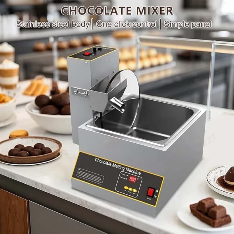 Schokoladenmischer elektrischer Schokoladenschmelzmixer Temperiermaschine Schokoladenschmelze 35–55 