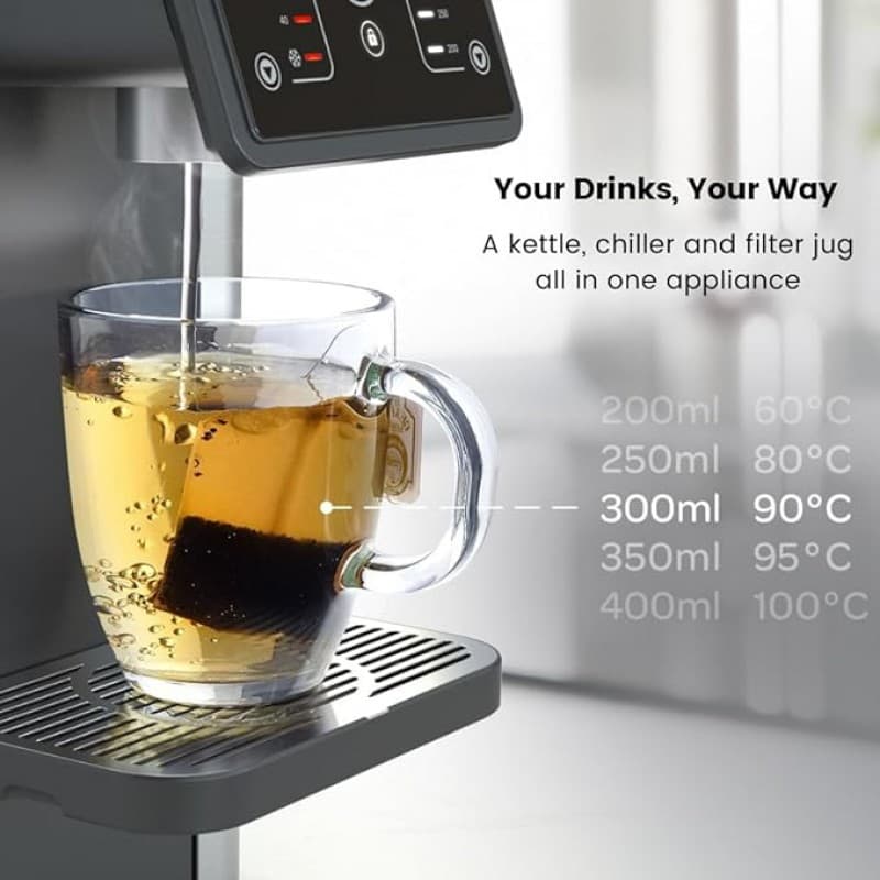Instant-Wasserspender Wasserkocher für heißes und gekühltes Wasser 3,8 l Fassungsvermögen – 3