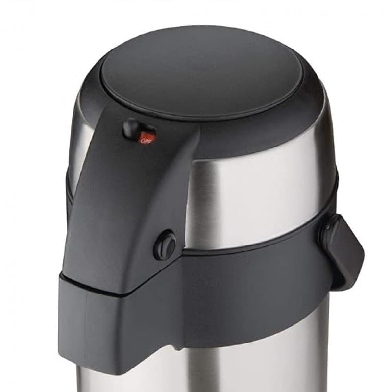 Teekanne Pumpkanne Kaffeekanne Thermoskanne Isolierkanne Airpot 5L 445 x 172 mm Edelstahl Infuser – 4