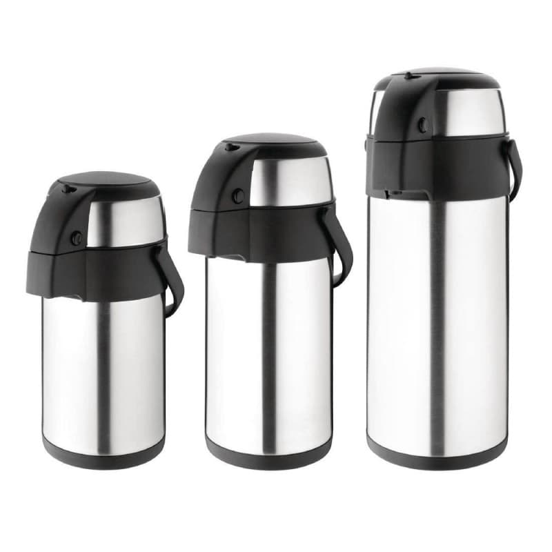 Teekanne Pumpkanne Kaffeekanne Thermoskanne Isolierkanne Airpot 5L 445 x 172 mm Edelstahl Infuser – 5