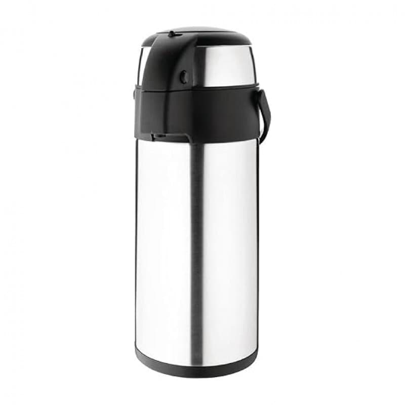 Teekanne Pumpkanne Kaffeekanne Thermoskanne Isolierkanne Airpot 5L 445 x 172 mm Edelstahl Infuser – 2