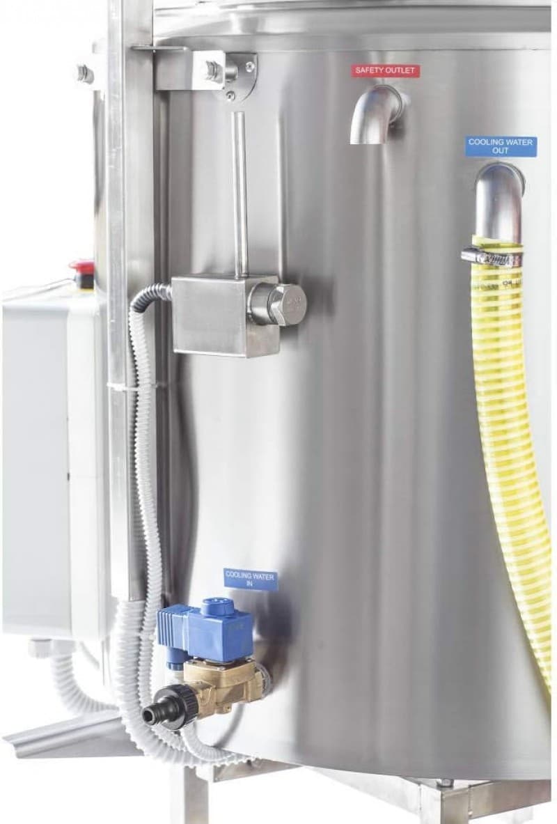 Pasteurisierer 100 L Pf dreiwandiger Käse- und Joghurtkessel mit Zeit- und Temperatureinstellung – 4