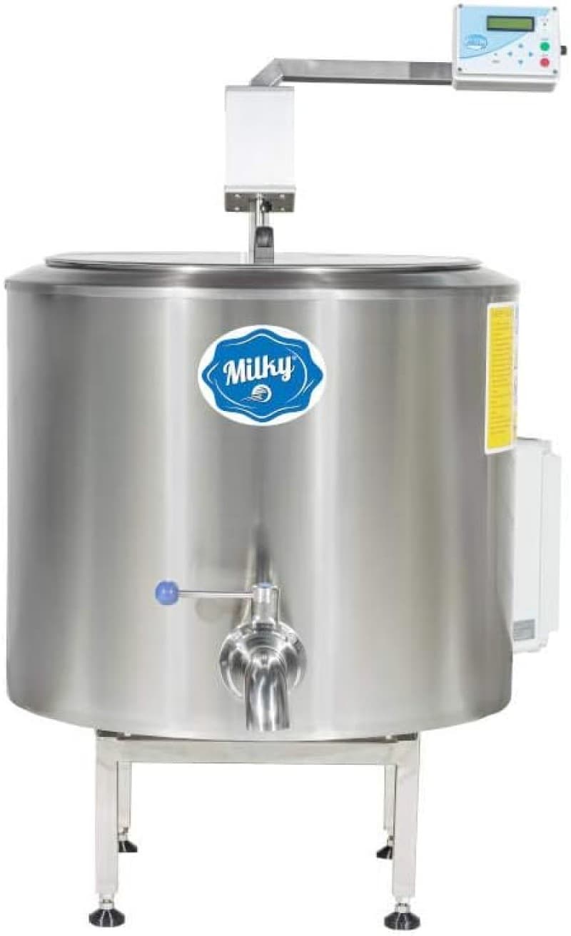 Pasteurisierer 100 L Pf dreiwandiger Käse- und Joghurtkessel mit Zeit- und Temperatureinstellung – 3