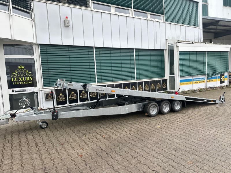 Autotransporter Anhänger Kippbar Autoanhänger 3500 kg Wohnmobil Wohnwagen Baugeräte Transporter  – 2