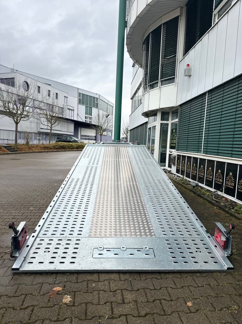 Autotransporter Anhänger Kippbar Autoanhänger 3500 kg Wohnmobil Wohnwagen Baugeräte Transporter  – 4