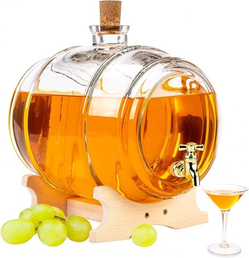 Schnapsspender Getränkespender Schnaps Spender Wasserspender Fass mit Zapfhahn 4 L Getränkespender – 2