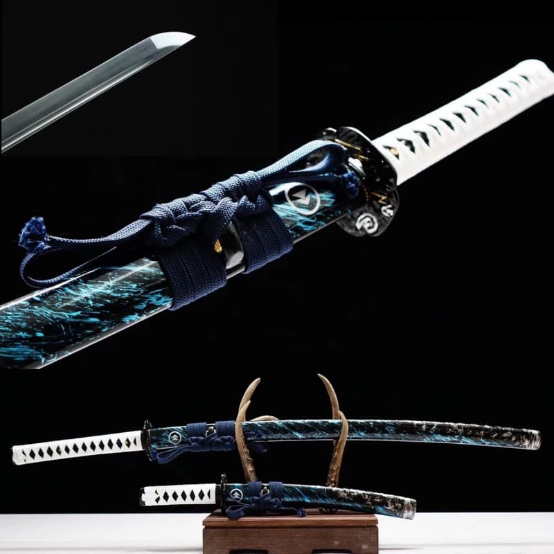 Samurai-Schwerter 2 Stück Dragon-Schwert Ninja-Schwert Kataner-Schwert 104 cm echtes Samuraischwert  – 3