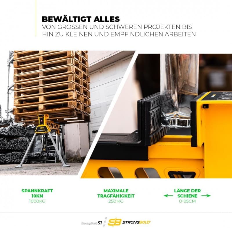 Mobiler Schraubstock Klemmzwinge Maschinenschraubstock Schwerlast-Schraubstock multifunktional – 5
