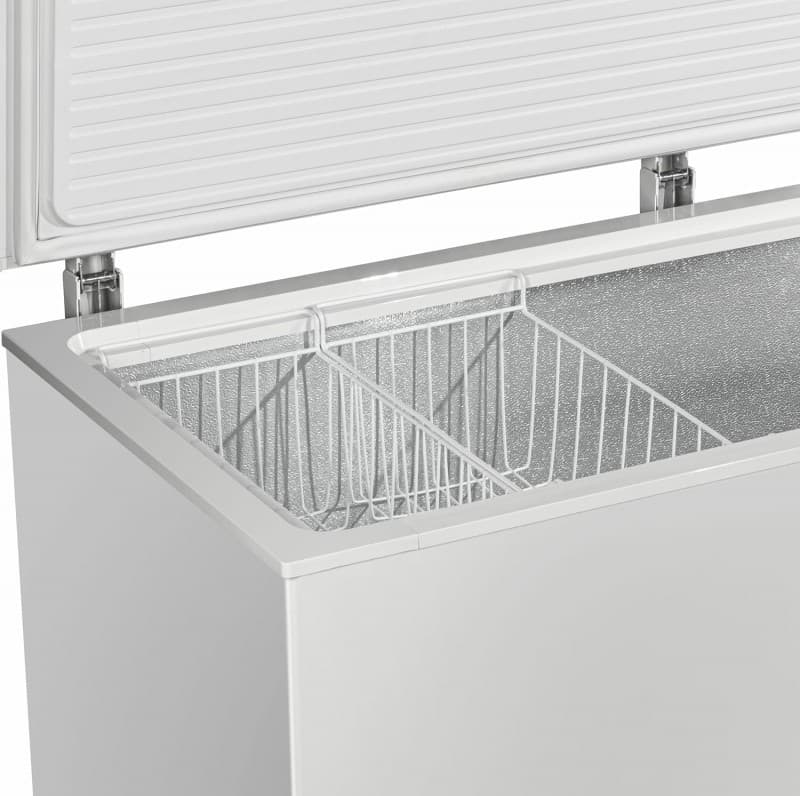 Professionelle Gefriertruhe 500 L Tiefkühltruhe bis minus 22°C Kühltruhe bis plus 8°C 2 Ablagekörbe  – 2