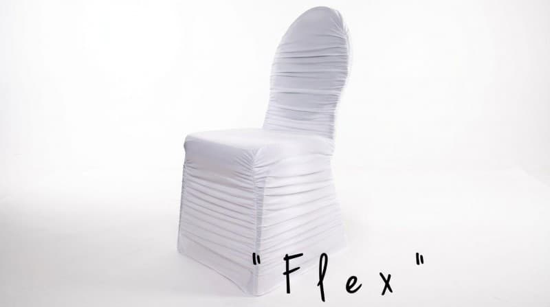 Stuhlhussen mieten – 3 Modelle: Stretch, Flex & Basic – Inkl. Reinigung – 3