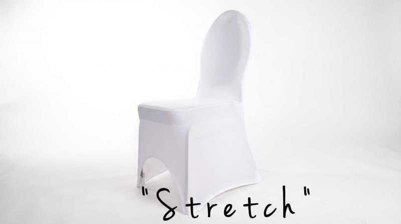 Stuhlhussen mieten – 3 Modelle: Stretch, Flex & Basic – Inkl. Reinigung – 4