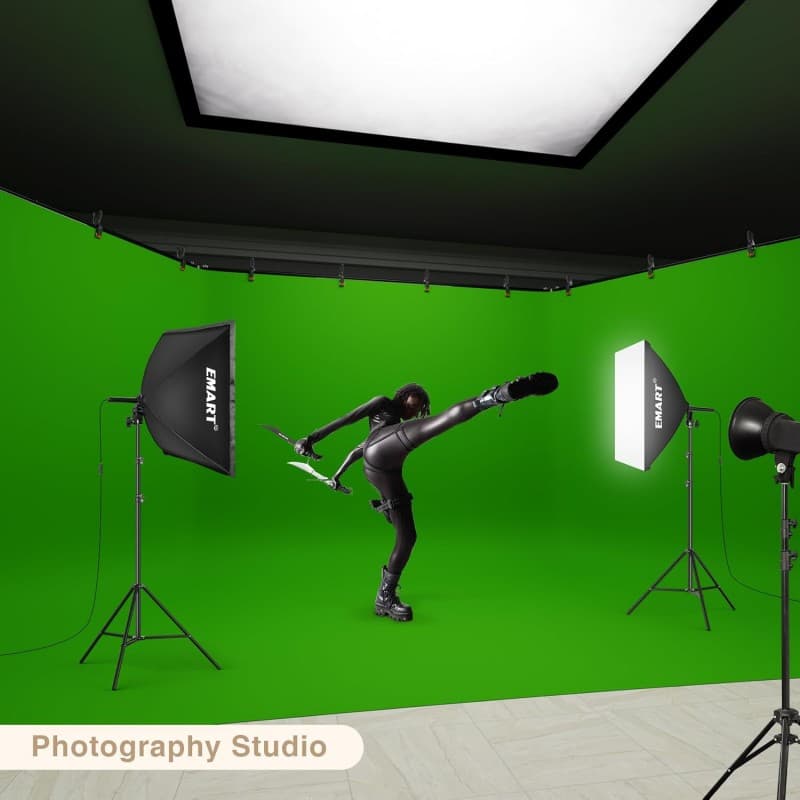 Foto Hintergrund Ständer 9 x 2,1 m stabiler Fotohintergrund Ständer mit 308° Rotationssystem – 3