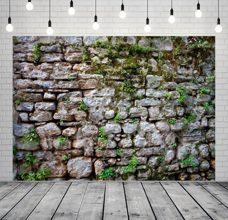 Ziegelsteinmauer Hintergrund D 2,7 x 1,8 m Stoff-Hintergrund aus Vintage-Ziegelsteinmauer für Foto – 4