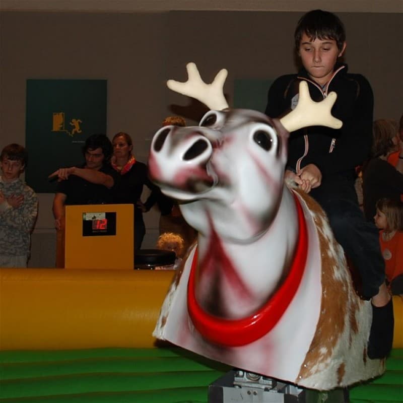 Rentierrodeo - das Bullriding zu Weihnachten – 2