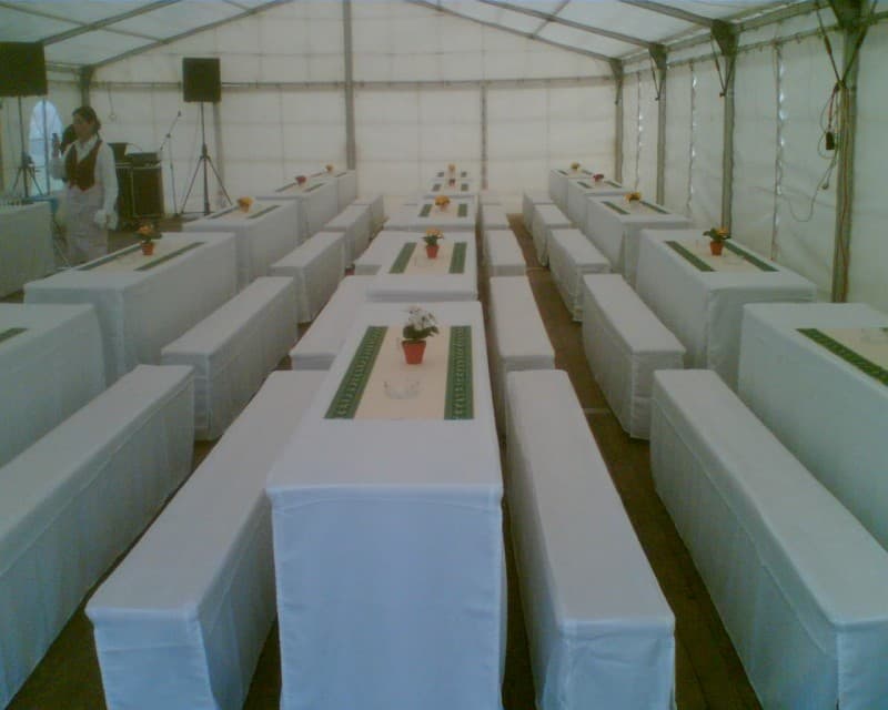 Tisch- & Bankhussen weiss – 3