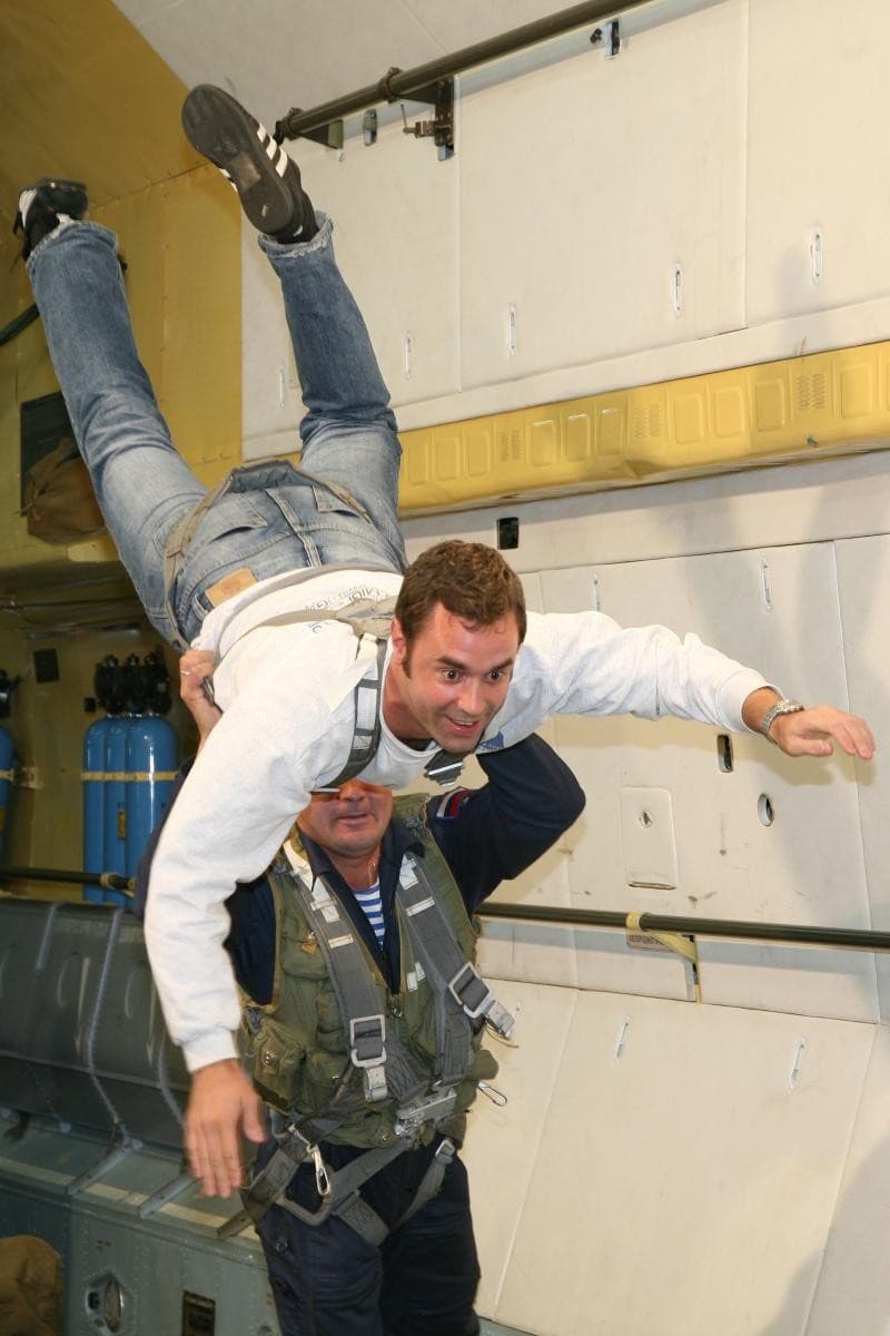 Schwerelosigkeitsflug in den USA und Russland