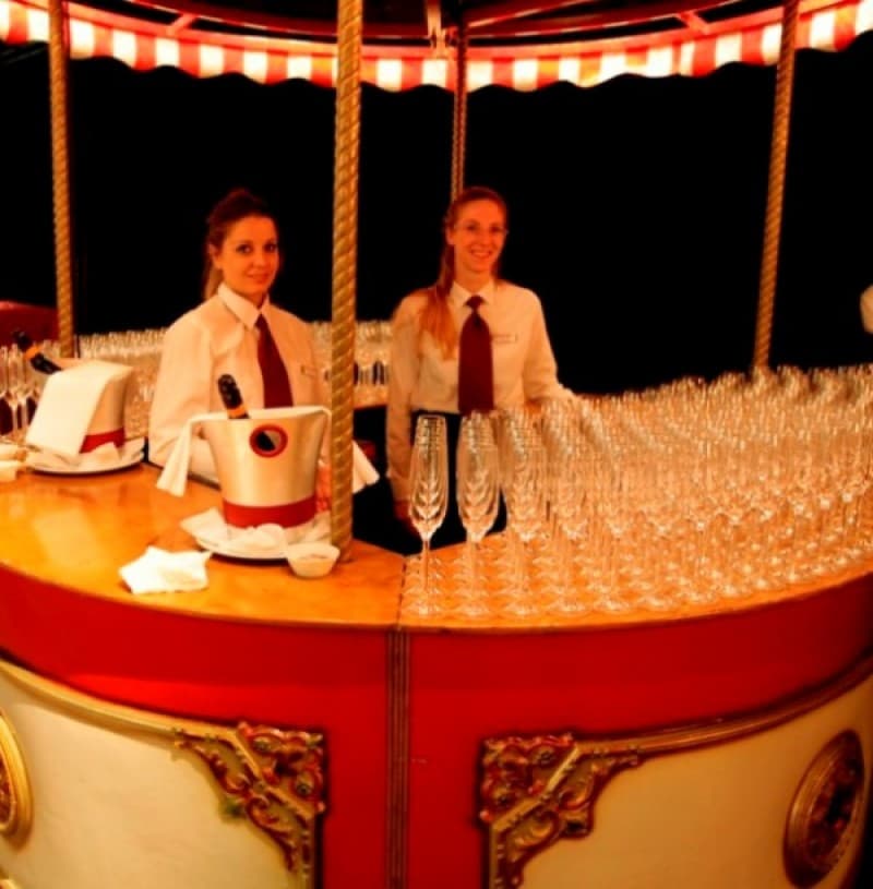 Rundbar / Bar / Theke / Ausschank / Nostalgische Bar / Nostalgie / Jahrmarkt / Karussell – 2