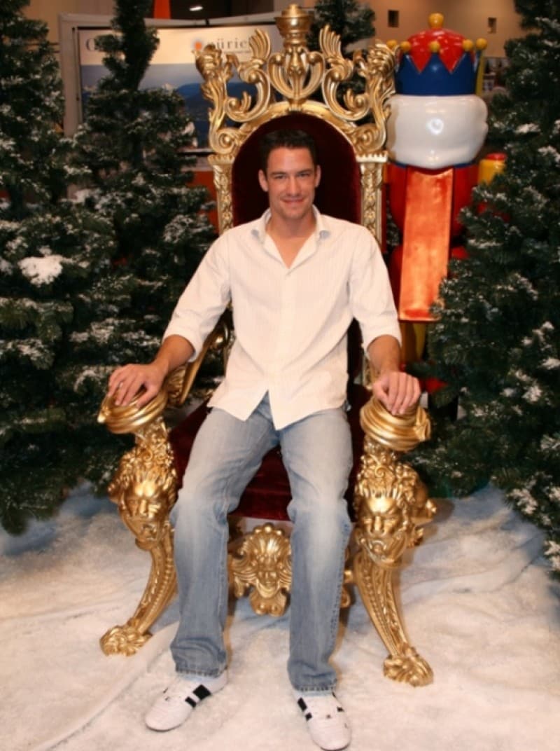 Weihnachtsthron / Thron / Sessel / goldener Stuhl / Barrock – 3