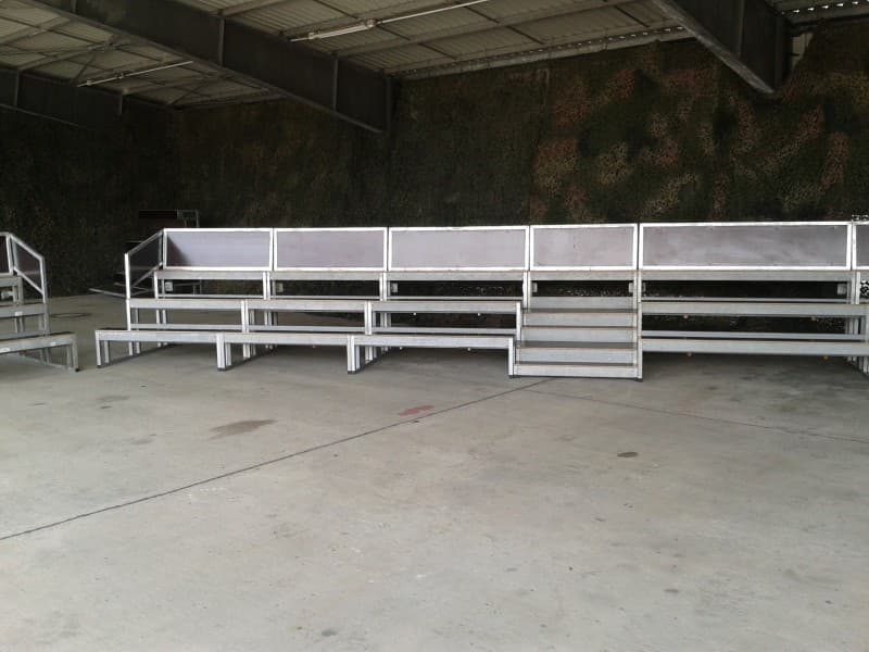 mobile Tribüne "Mobilissima", 50 Sitzplätze