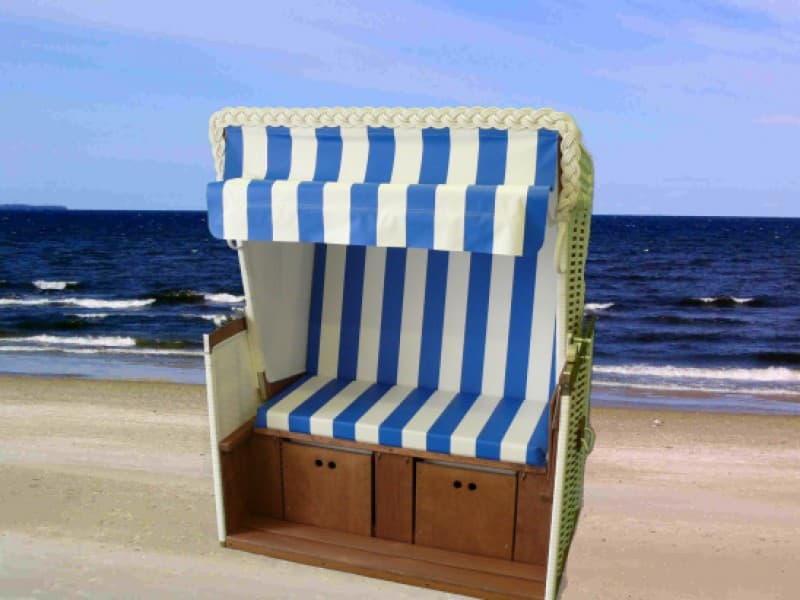 Strandkorb modern , Maritime Dekoration , Strandkörbe historisch – 2