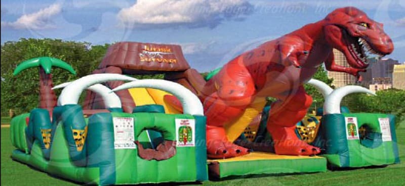 Jurrasic Park Event Modul - XXL Hüpfburg | Rutsche | Parcours – 2