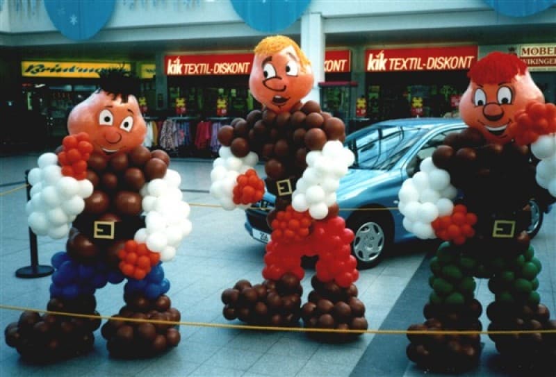 Ballondekoration , Ballonskulpturen , Ballon Jubiläums Zahlen , Ballongirlande – 5