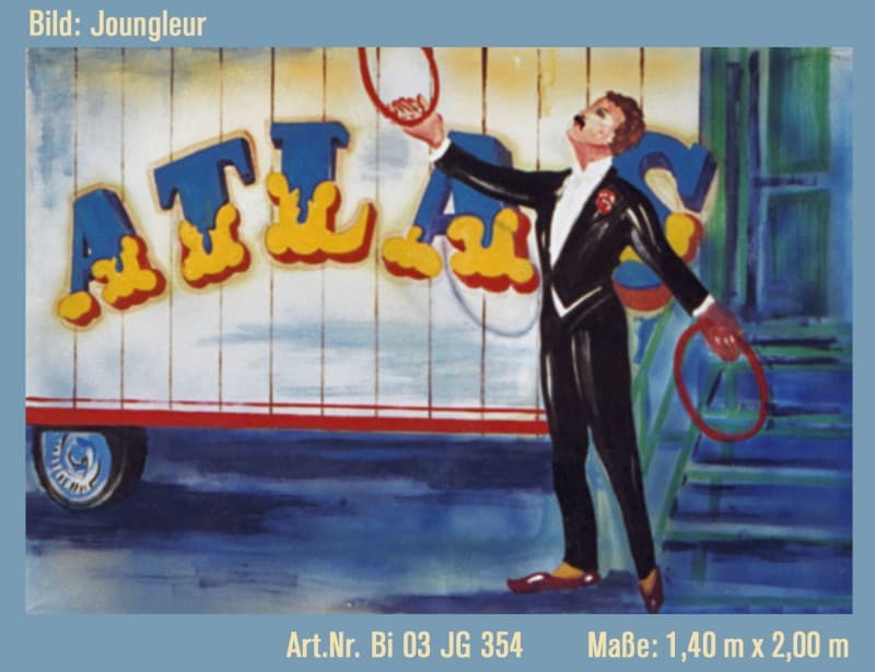 Zirkus Kulisse - Jongleur