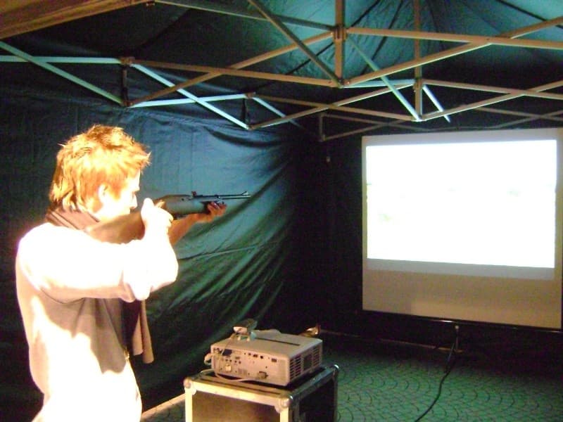 Laserschussanlage im Zelt / Laser Shoot / Laser Shooting – 3