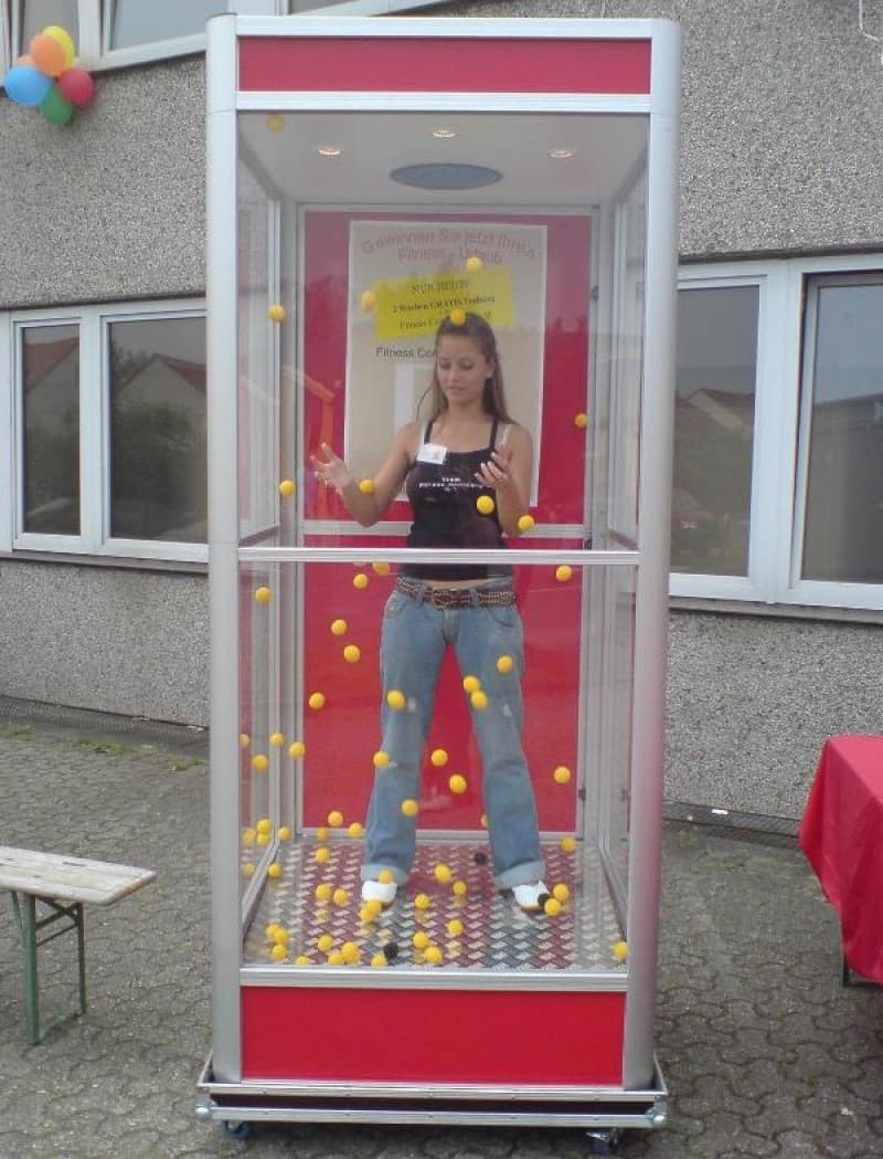 Wirbelwindbox / Windbox (Bälle) / Cashbox / Gewinnspiel / Bälle fangen – 2