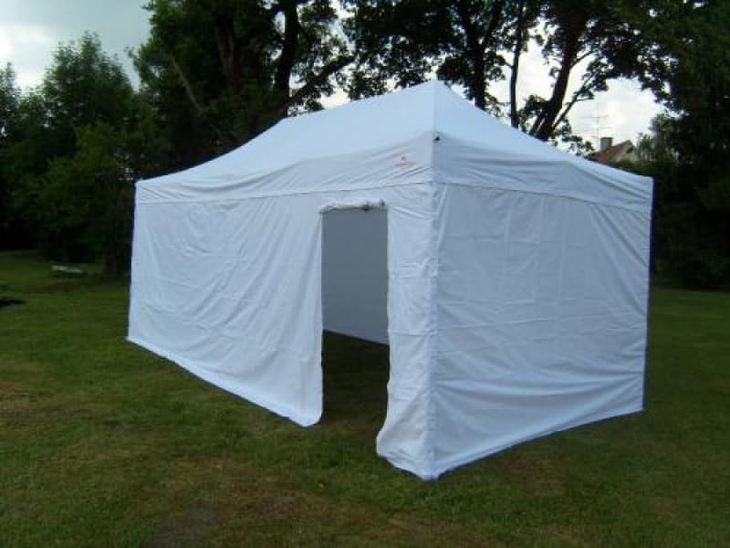 Faltzelt / Promotionzelt 6 x 3 Meter, weiß – 2