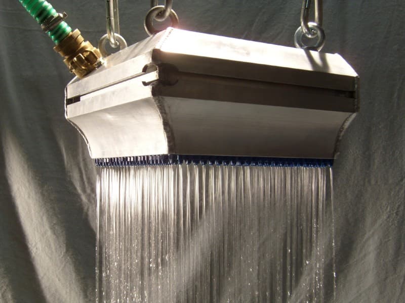 Wasserleinwand/-vorhang 90° Ecke – 2