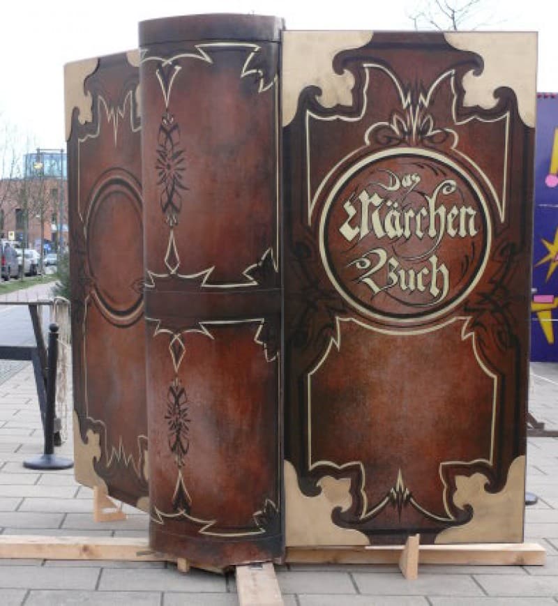 Riesen Märchenbuch , Märchen Dekoration , Riesen Gästebuch, Weihnachts Dekoration – 2