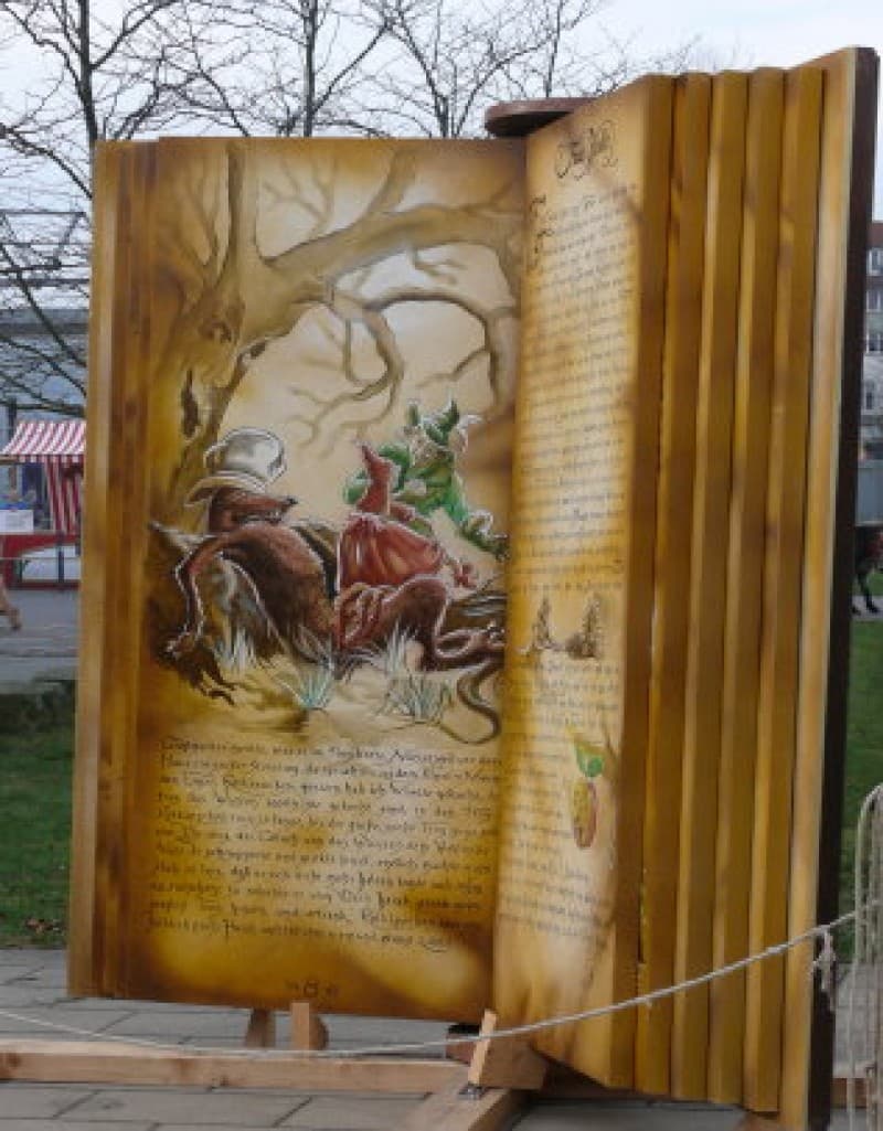Riesen Märchenbuch , Märchen Dekoration , Riesen Gästebuch, Weihnachts Dekoration – 4