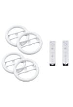 Wii - Lenkrad (4er Pack) + 2 Remote-Controller