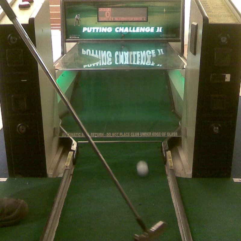 Golf Simulator, Putting Challenge